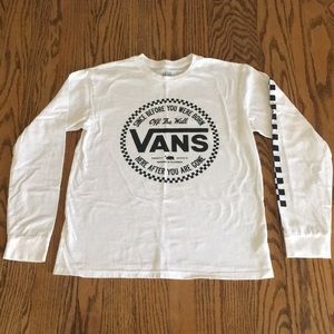 Boys Vans long sleeve shirt